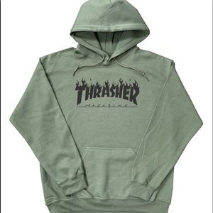 Thrasher Hoodie (Military Green)